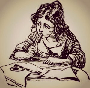 writing girl