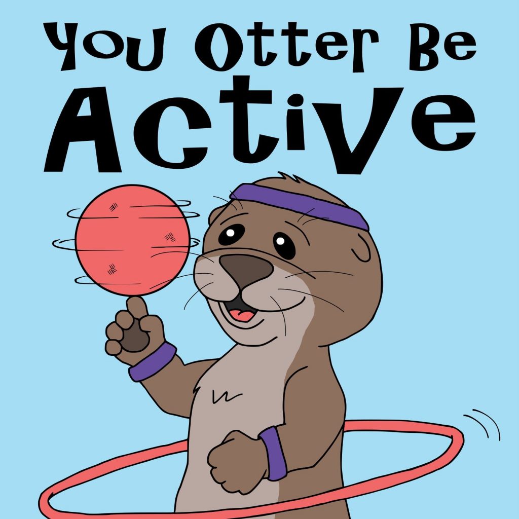 You Otter Be Active – Illustrations
